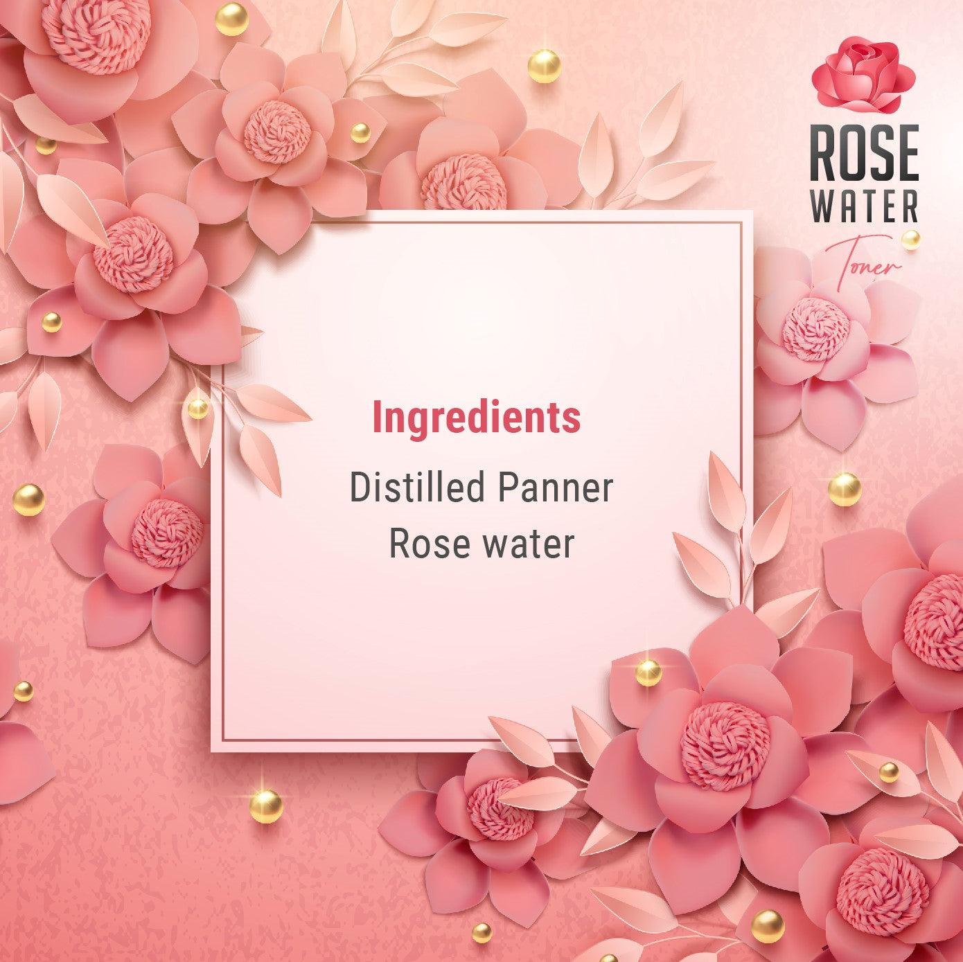 Rose water Toner 100 ML