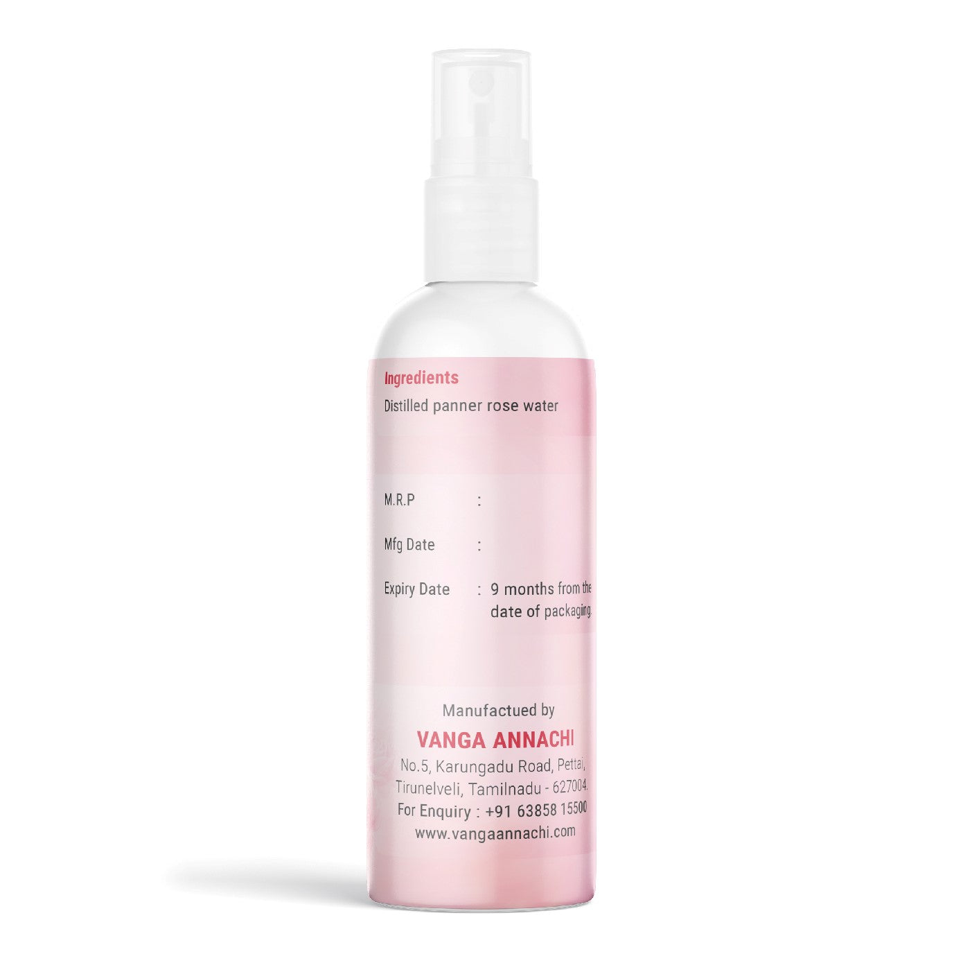 Rose water Toner 100 ML