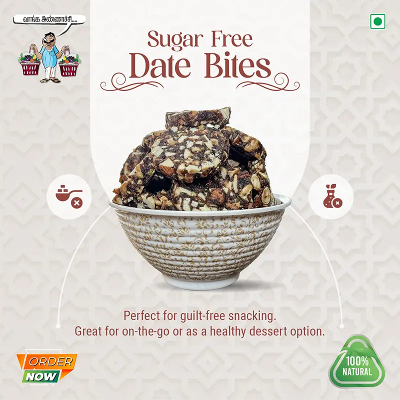 Sugar-Free Date Bites 500gm