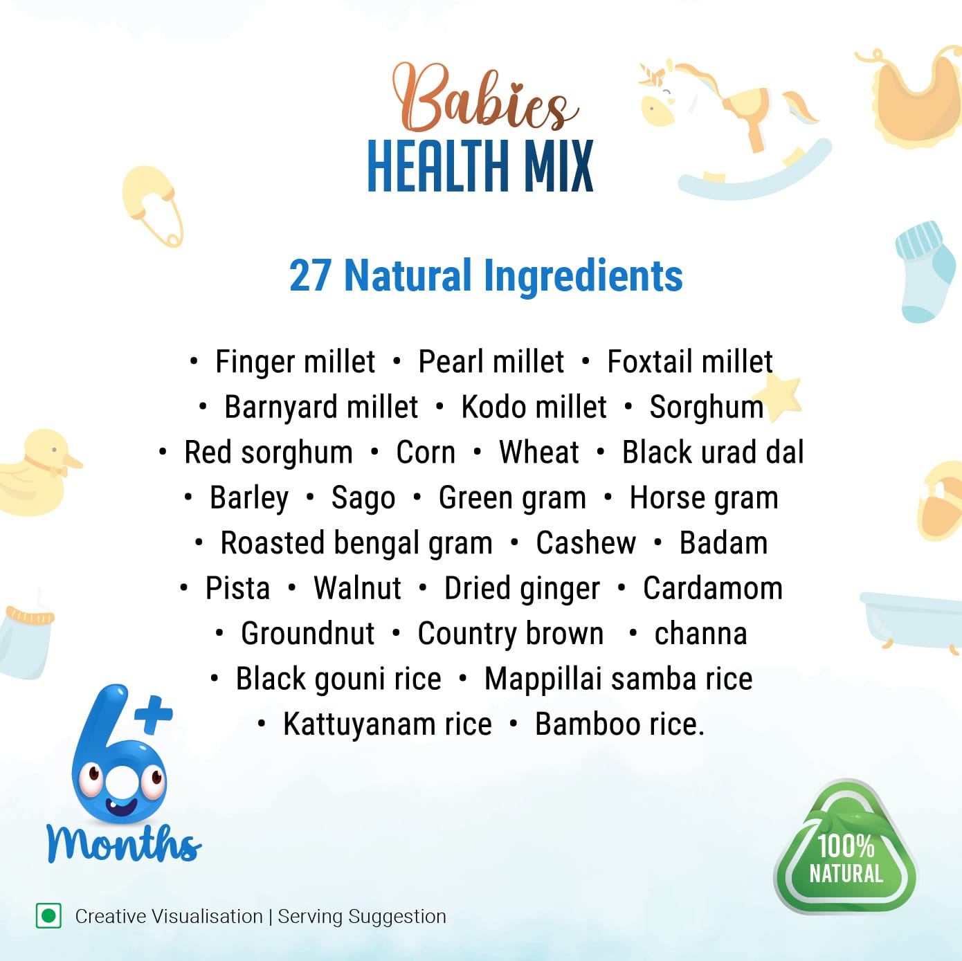 Babies Health Mix With 27 Natural Ingredients