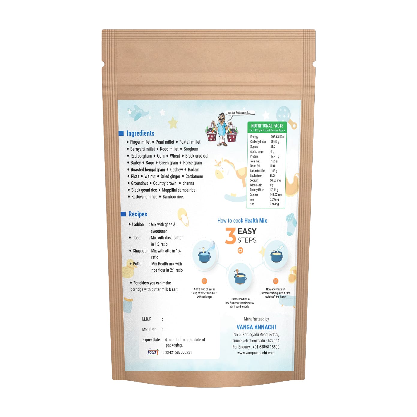 Babies Health Mix With 27 Natural Ingredients