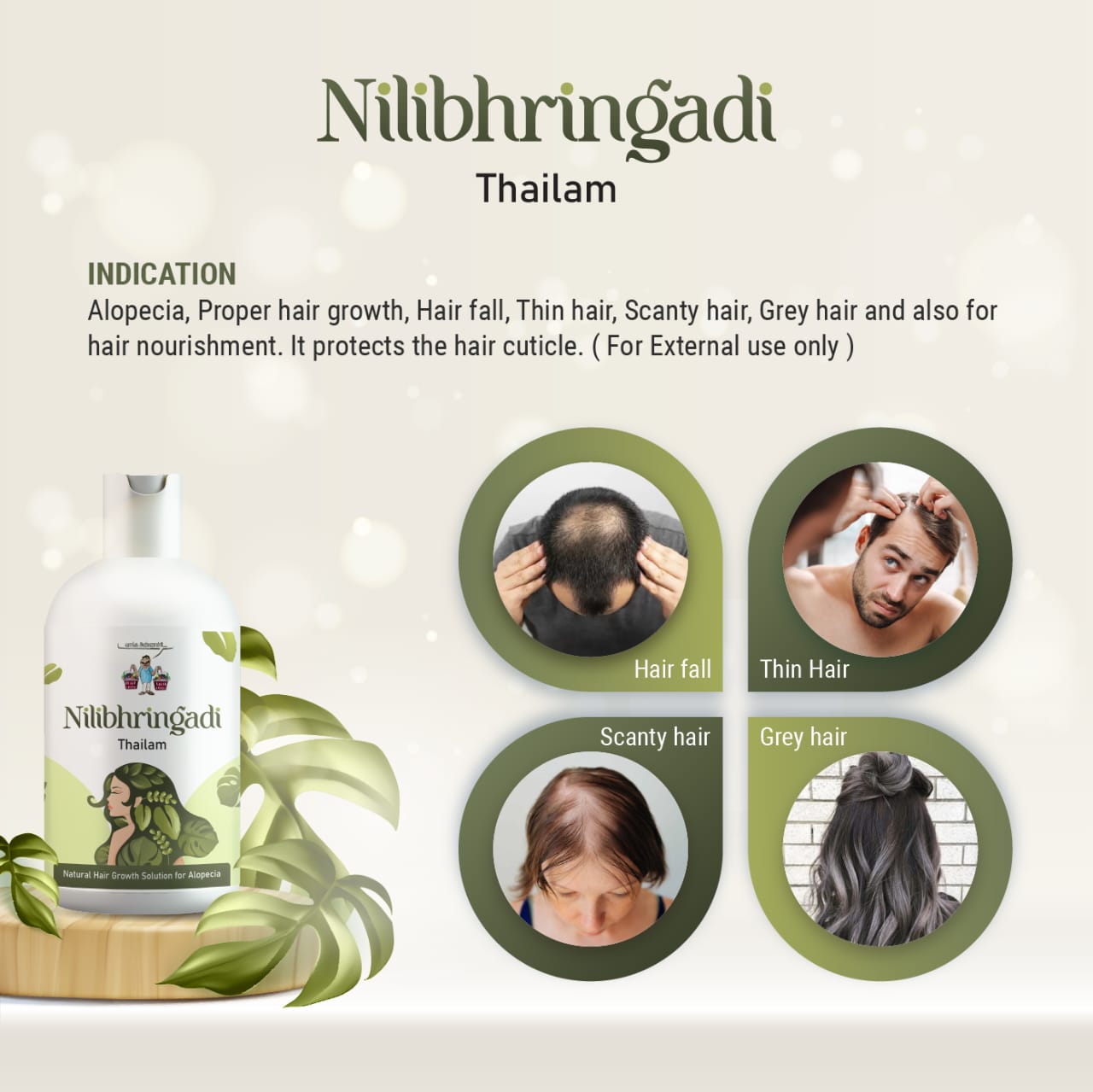 Nilibhringadi Thailam – Herbal Hair Oil for Alopecia, Hair Fall & Thin Hair