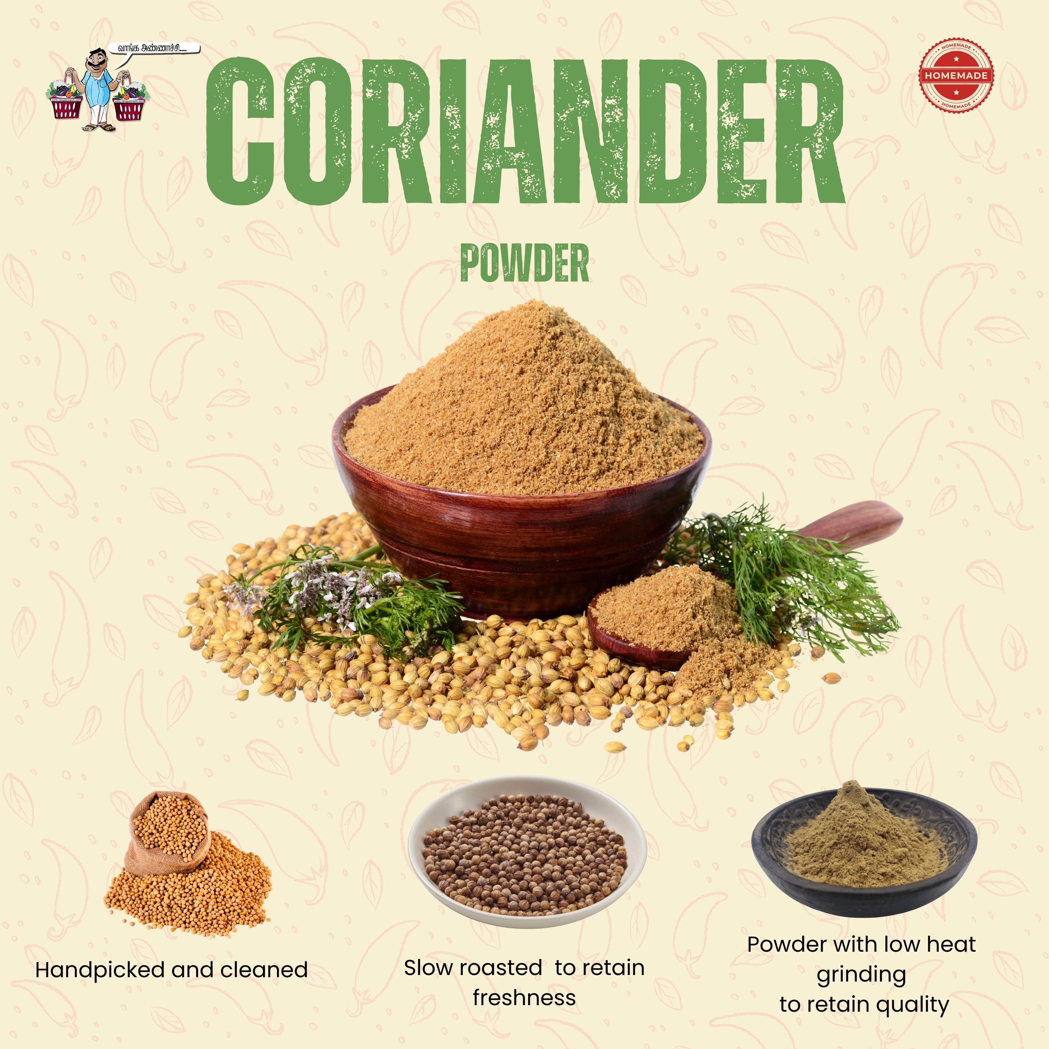 Corainder Powder/ நாட்டு மல்லி தூள்( Homemade) /Dhania