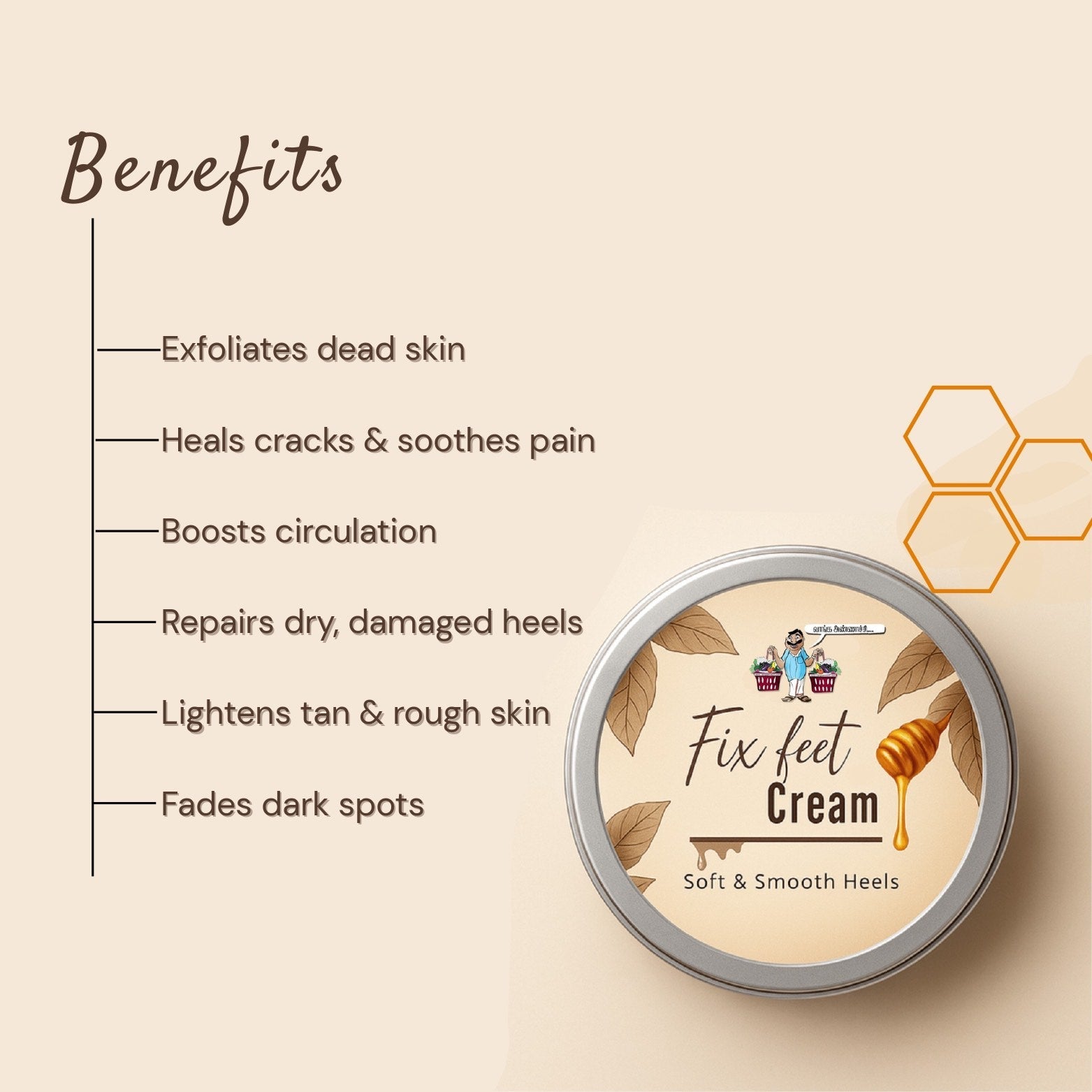 Feet fix cream