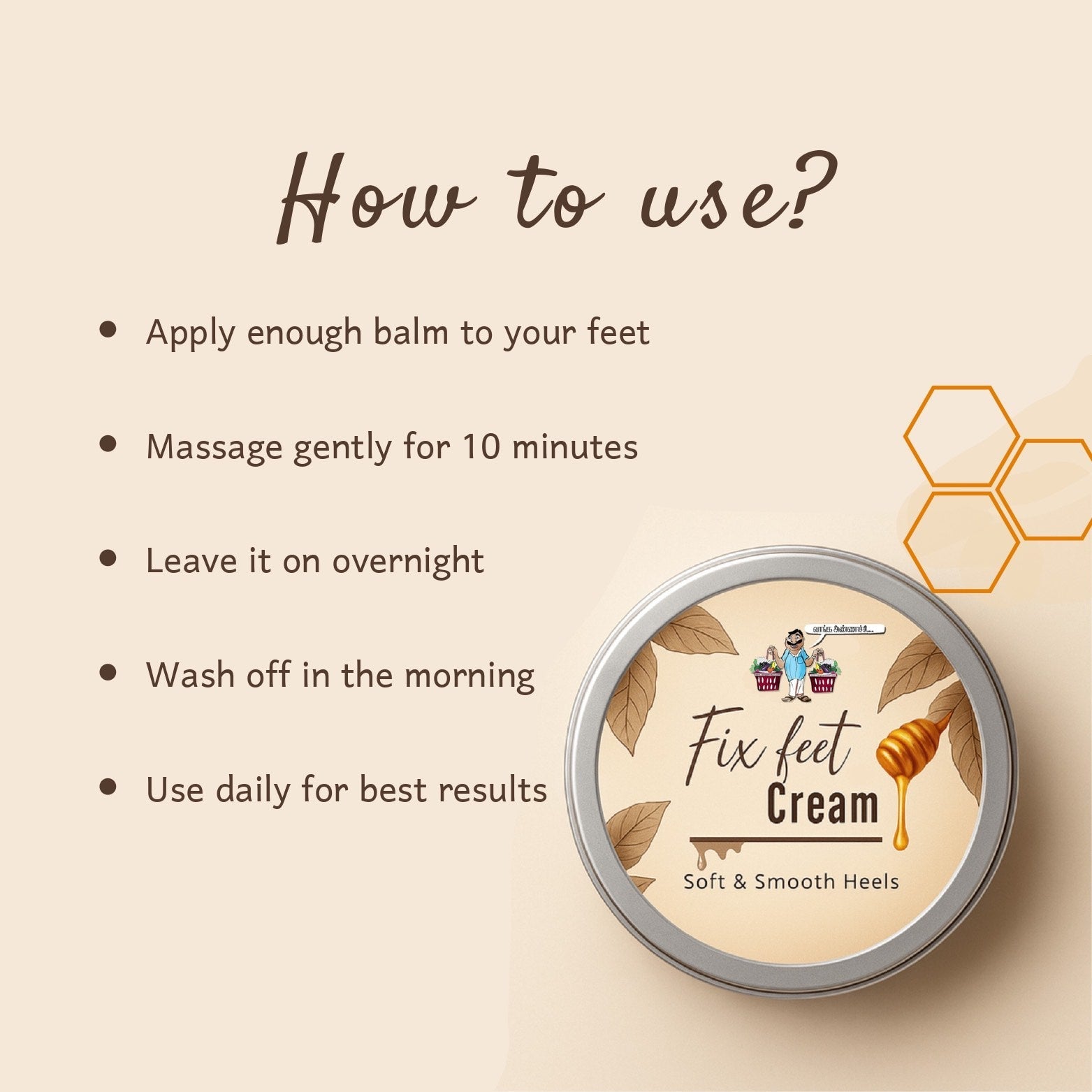 Feet fix cream