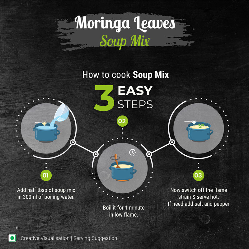 Moringa Leaves Soup Mix - 100gm