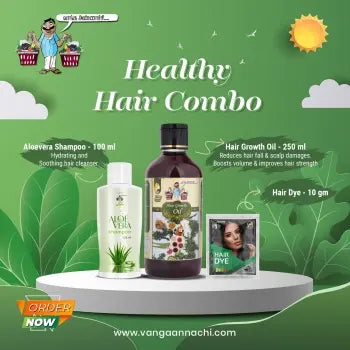 Herbal hair care products combo