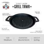 Top Pre-Seasoned Cast Iron Products - Premium Grill Tawa
