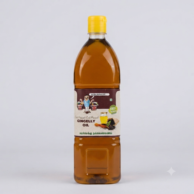 மரச்செக்கு நல்லெண்ணெய் / Wood Pressed Sesame Oil