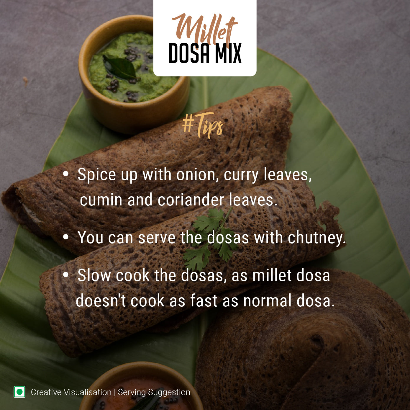 Millet Dosa Mix - Instant Cooking