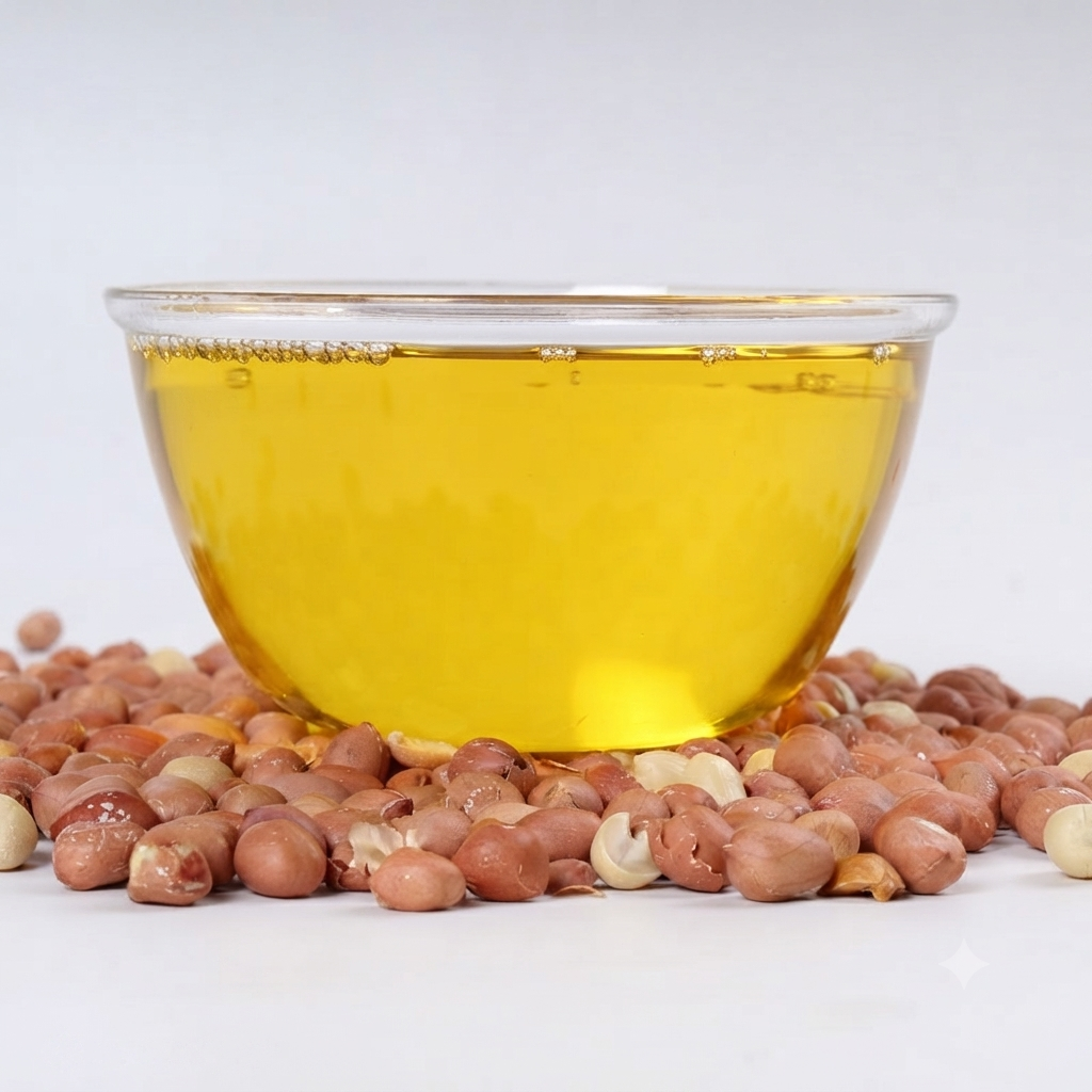 மரச்செக்கு கடலை எண்ணெய் | Wood Pressed Groundnut Oil – Vanga Annachi