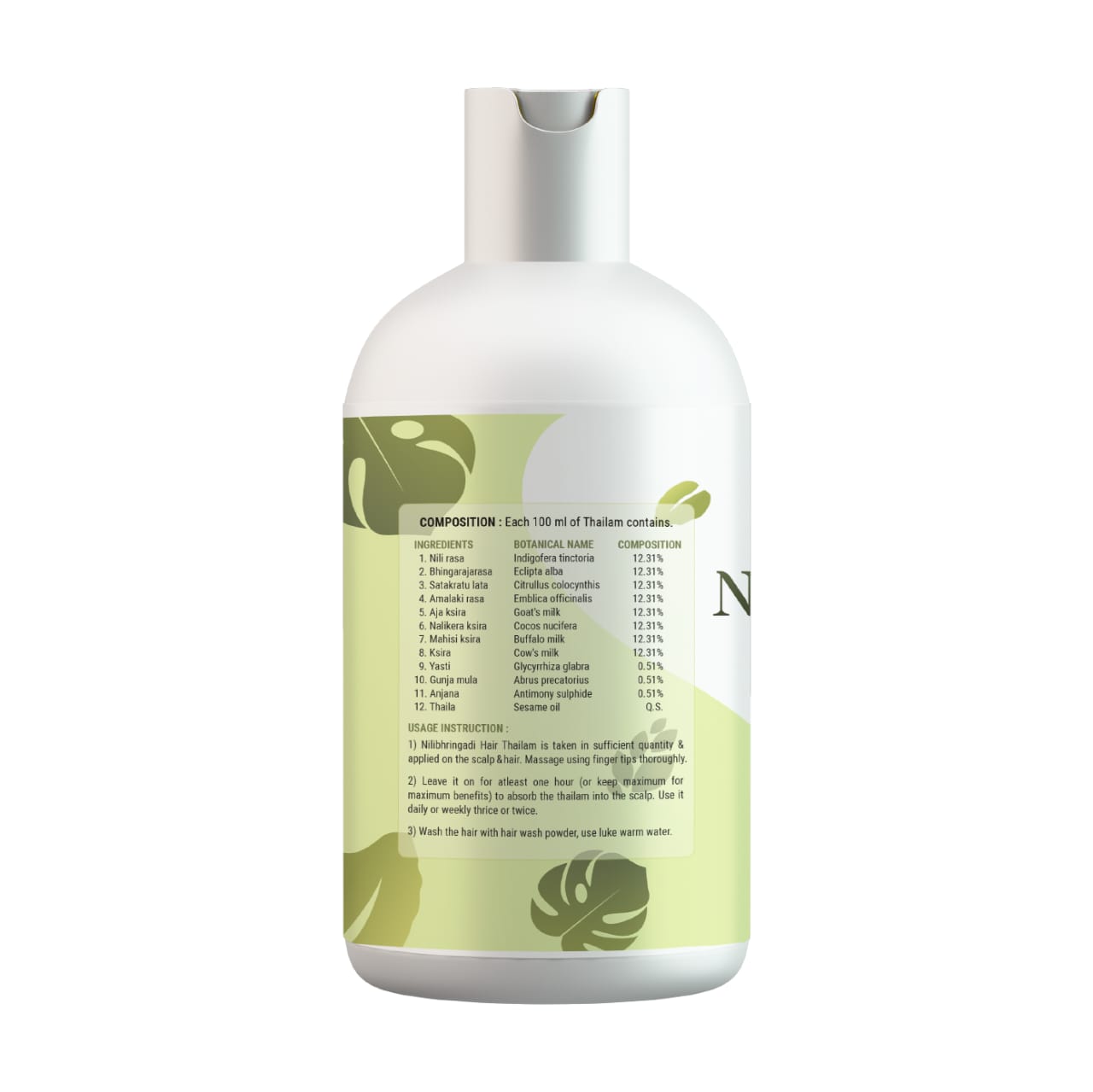 Nilibhringadi Thailam – Herbal Hair Oil for Alopecia, Hair Fall & Thin Hair